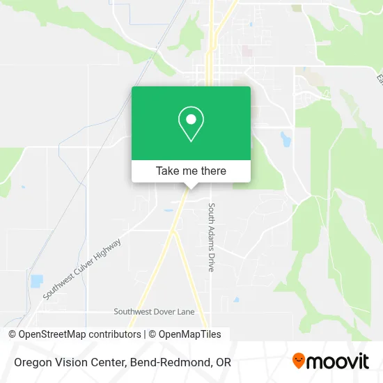 Oregon Vision Center map