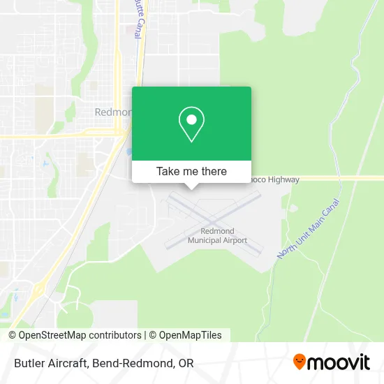 Butler Aircraft map