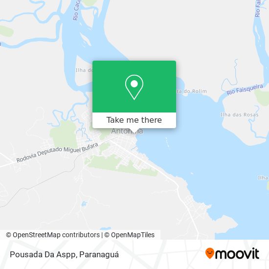 Pousada Da Aspp map