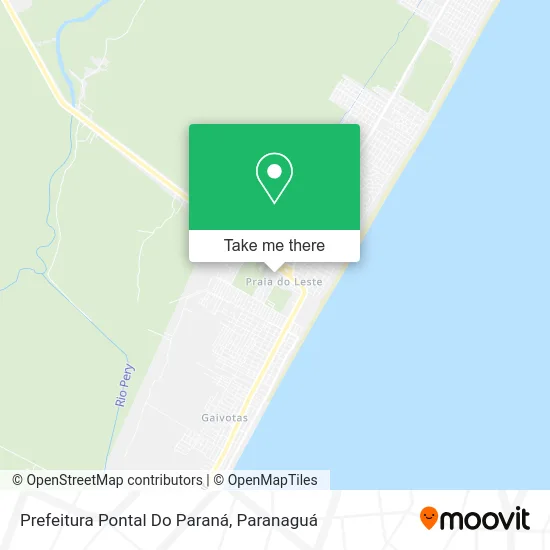 Prefeitura Pontal Do Paraná map