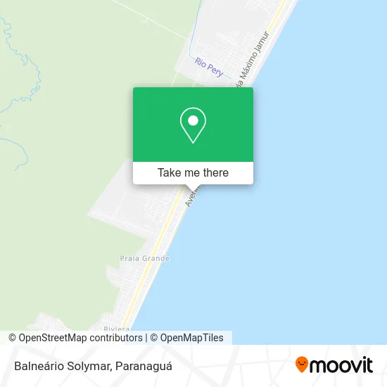 Balneário Solymar map