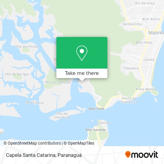 Capela Santa Catarina map