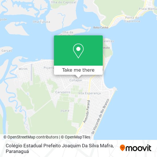 Colégio Estadual Prefeito Joaquim Da Silva Mafra map