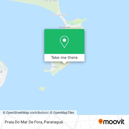 Praia Do Mar De Fora map