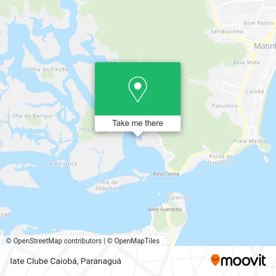 Iate Clube Caiobá map