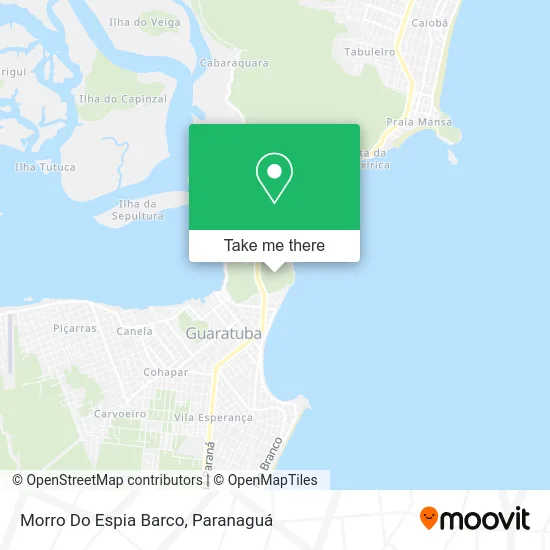 Morro Do Espia Barco map