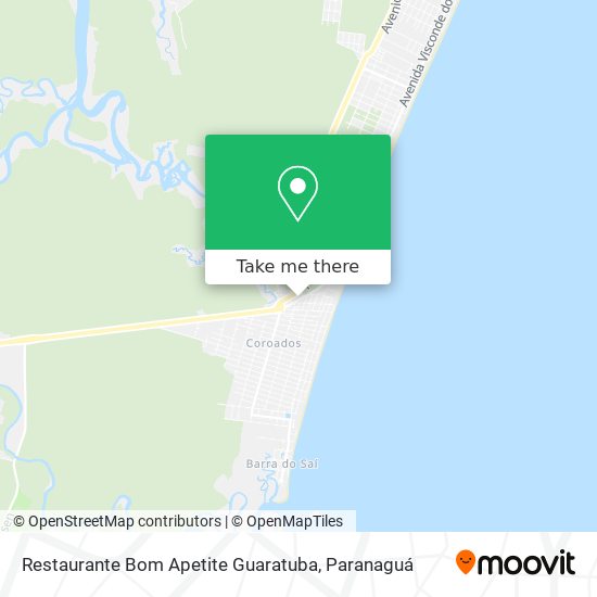 Restaurante Bom Apetite Guaratuba map