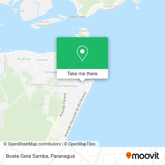 Boate Gera Samba map