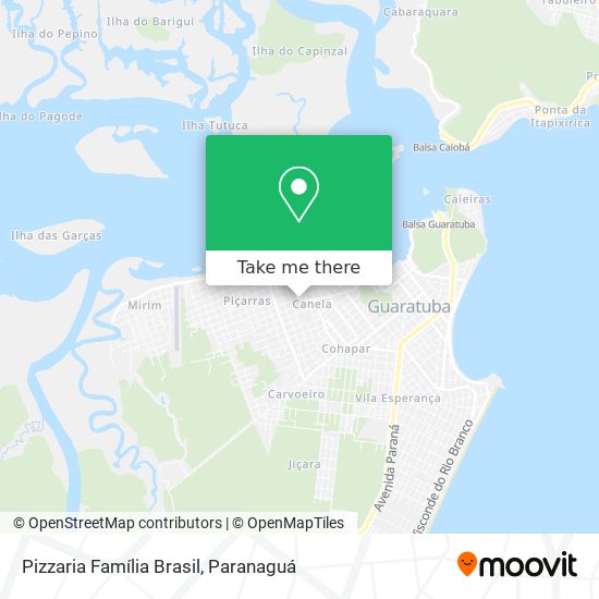Pizzaria Família Brasil map
