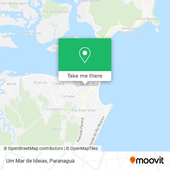 Um Mar de Ideias map