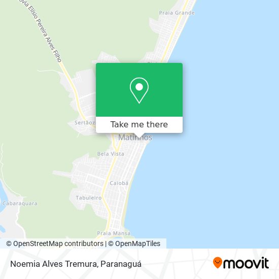 Noemia Alves Tremura map