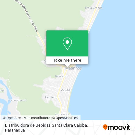 Distribuidora de Bebidas Santa Clara Caioba map