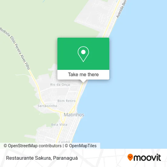 Restaurante Sakura map