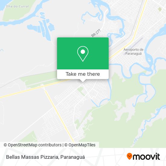 Bellas Massas Pizzaria map