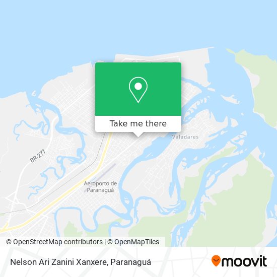 Nelson Ari Zanini Xanxere map
