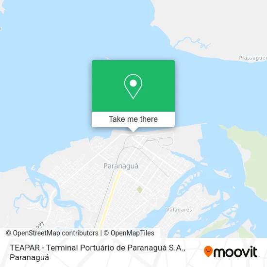 TEAPAR - Terminal Portuário de Paranaguá S.A. map