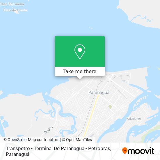 Transpetro - Terminal De Paranaguá - Petrobras map