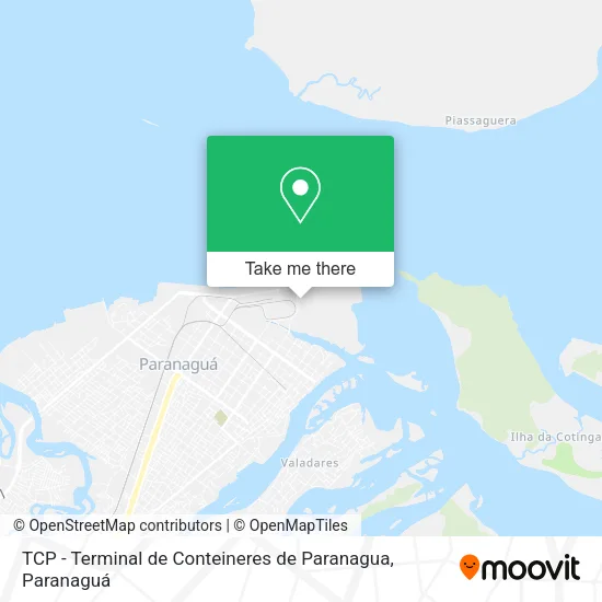 TCP - Terminal de Conteineres de Paranagua map