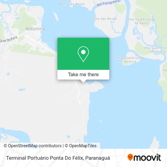 Terminal Portuário Ponta Do Félix map
