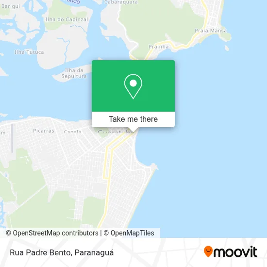 Rua Padre Bento map