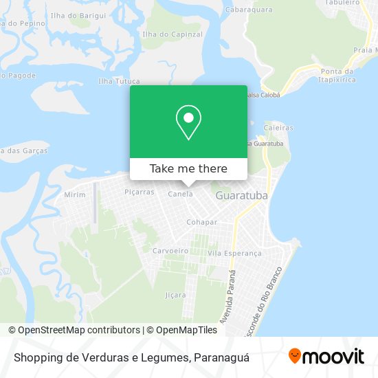 Shopping de Verduras e Legumes map