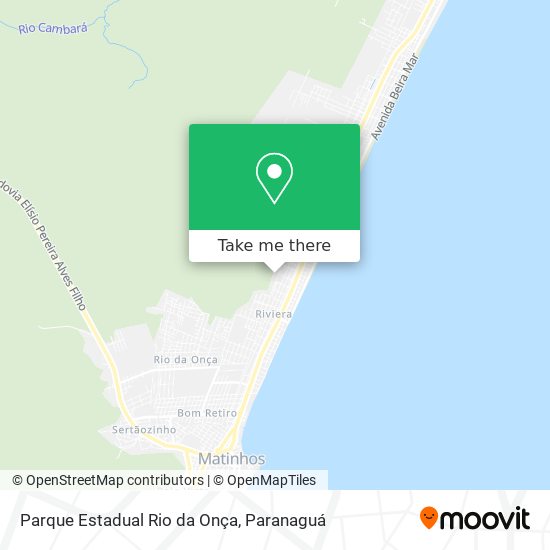 Parque Estadual Rio da Onça map