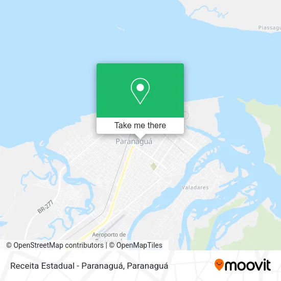 Receita Estadual - Paranaguá map