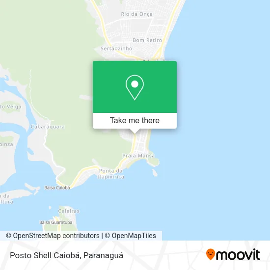 Posto Shell Caiobá map