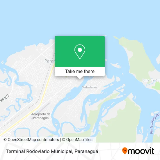 Terminal Rodoviário Municipal map