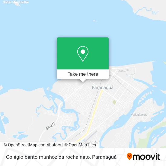 Colégio bento munhoz da rocha neto map
