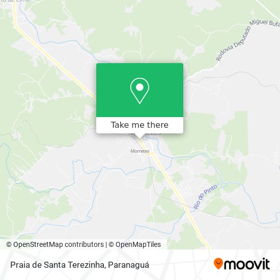Praia de Santa Terezinha map