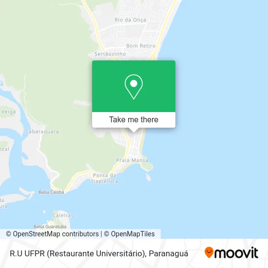 R.U UFPR (Restaurante Universitário) map