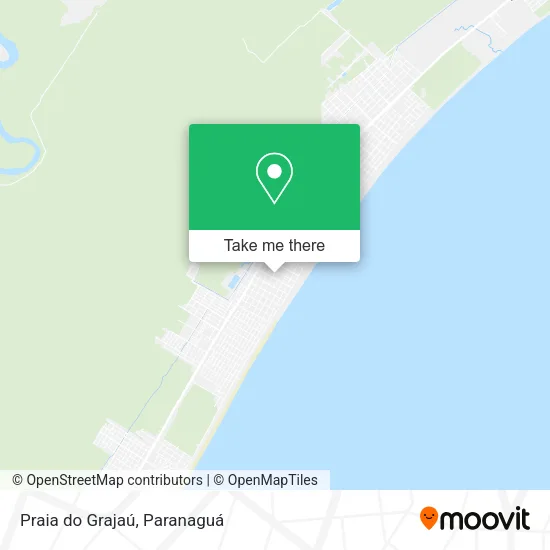 Praia do Grajaú map