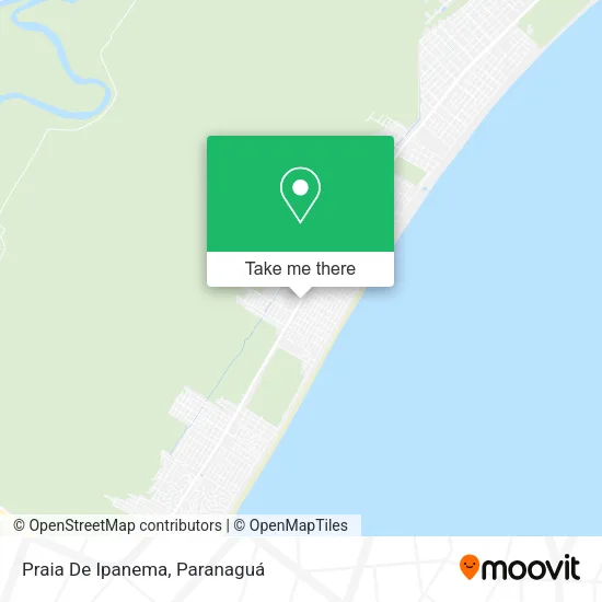 Praia De Ipanema map