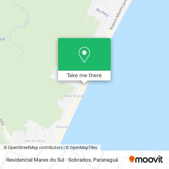 Residencial Mares do Sul - Sobrados map