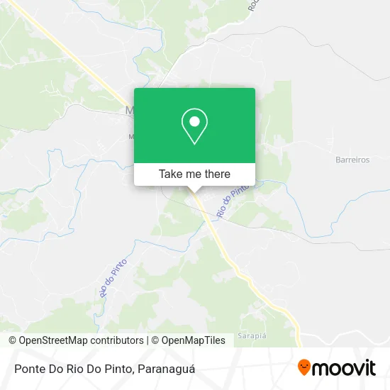 Ponte Do Rio Do Pinto map