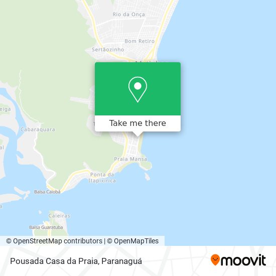 Pousada Casa da Praia map