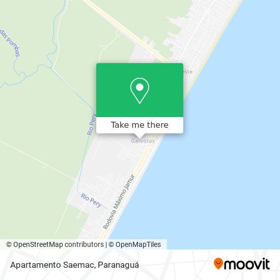 Apartamento Saemac map