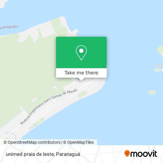 unimed praia de leste map