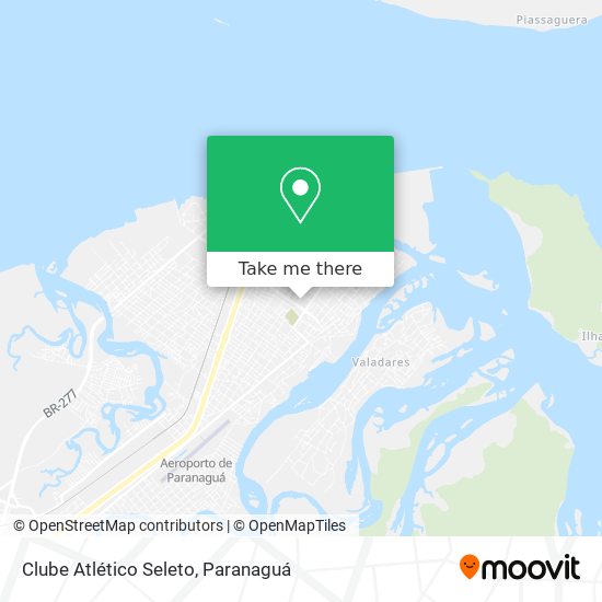 Clube Atlético Seleto map