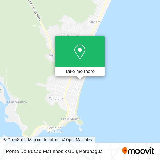 Ponto Do Busão Matinhos x UOT map