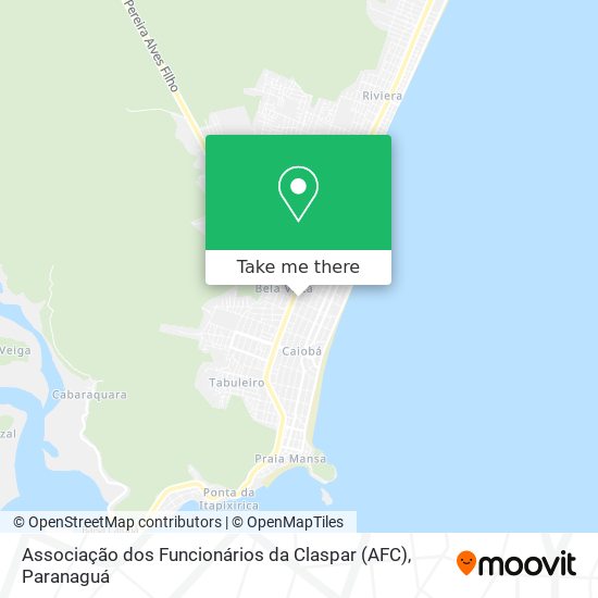 Associação dos Funcionários da Claspar (AFC) map