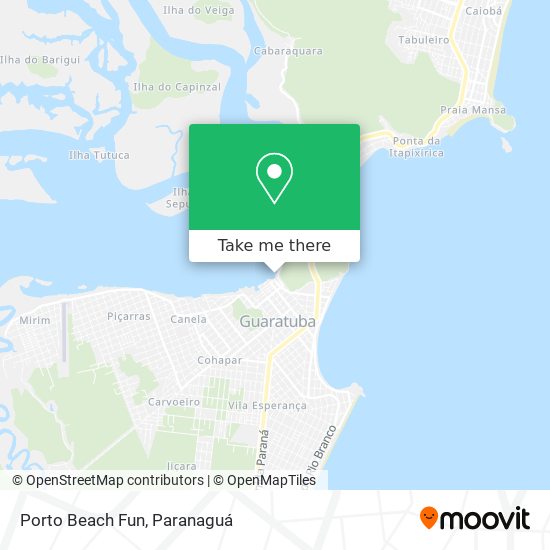 Porto Beach Fun map