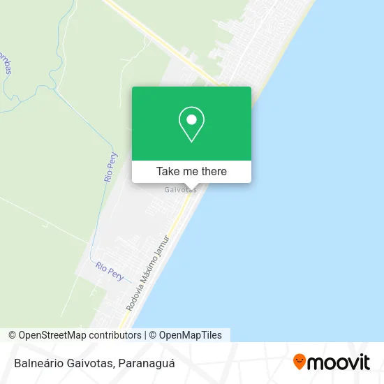 Balneário Gaivotas map