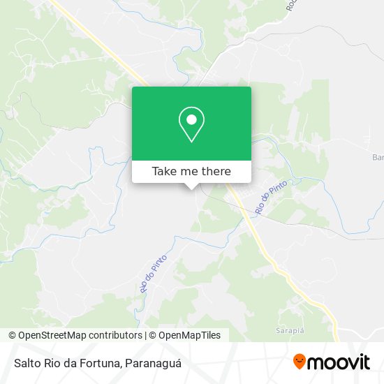 Salto Rio da Fortuna map