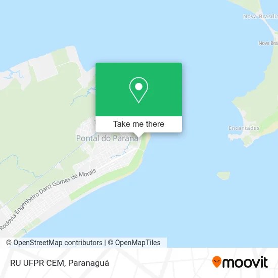 RU UFPR CEM map