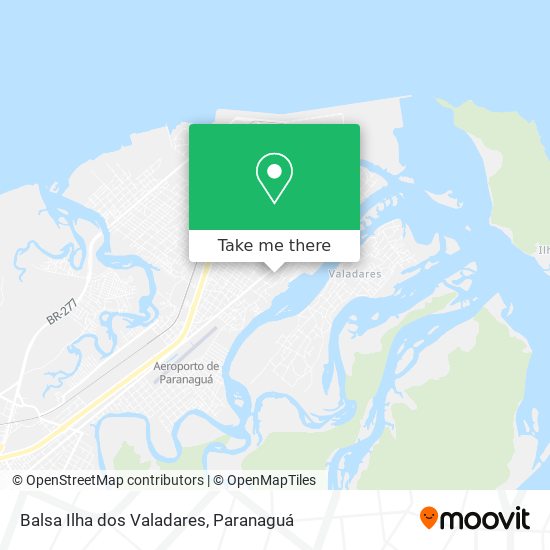 Balsa Ilha dos Valadares map