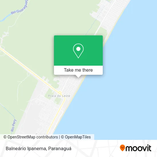 Balneário Ipanema map