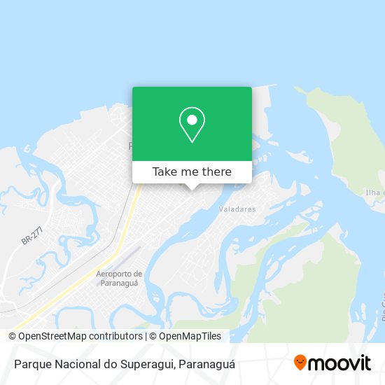 Parque Nacional do Superagui map