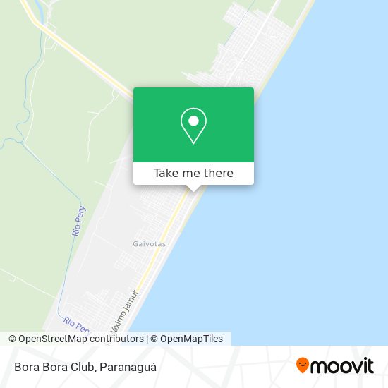 Bora Bora Club map